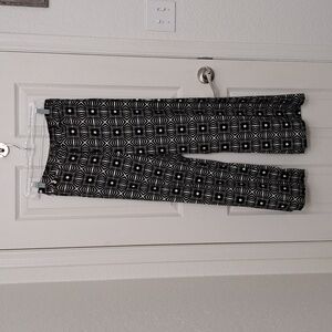 Anthropologie The Ettie High-Rise Crop Wide-Leg Pants by Maeve: Printed Edition